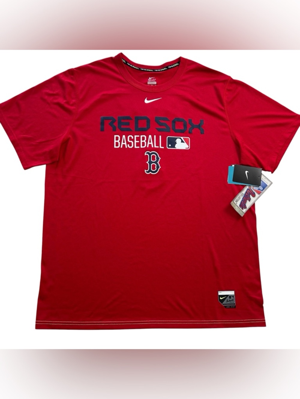 NWT Boston Red Sox Nike Authentic Collection Mens XL Dri-FIT Performance T-shirt